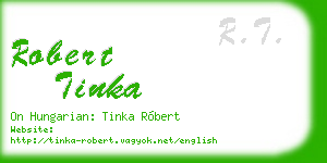robert tinka business card